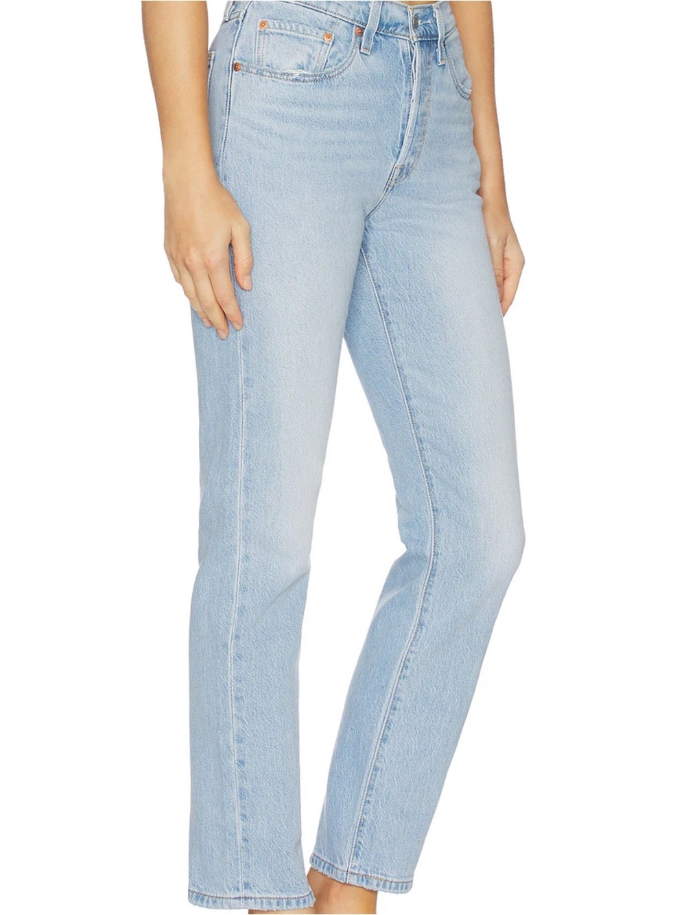 Levi's 501 Original Women's Light Blue Straight-Leg Jeans 26x30 NWT